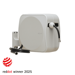 Aquor Retractable Hose Reel in Stone Product Image
