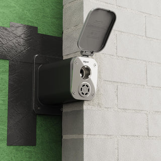 Aquor No-Show Mounting Box V2+ 5-1/2 inch installed on brick