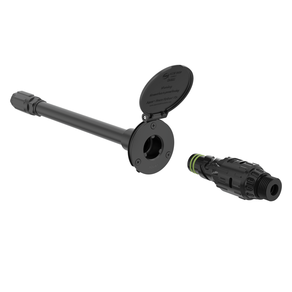 Matte Black Stainless House Hydrant V1+ | Aquor Water Systems