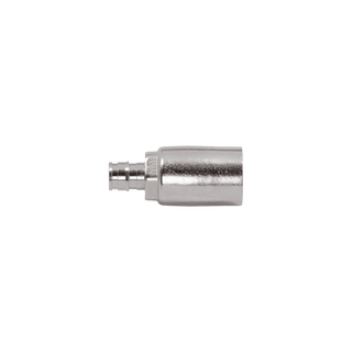A product shot of the half inch straight PEX expansion inlet.