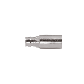 A product shot of the three-fourths inch straight PEX expansion inlet.