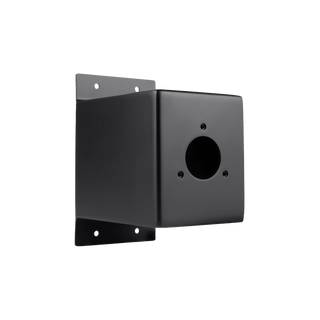 A product shot of the matte black 5.5" mounting box for the house hydrant v1+.