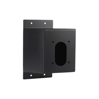 A product shot of the matte black 5.5" mounting box for the house hydrant v2+.
