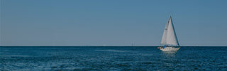 A sailboat on the sea