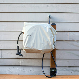 Retractable Hose Reel 80' with Reel Cover Bundle