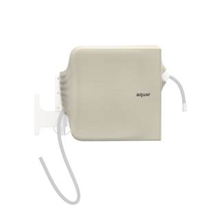 Aquor Retractable Hose Reel Cover in Cream
