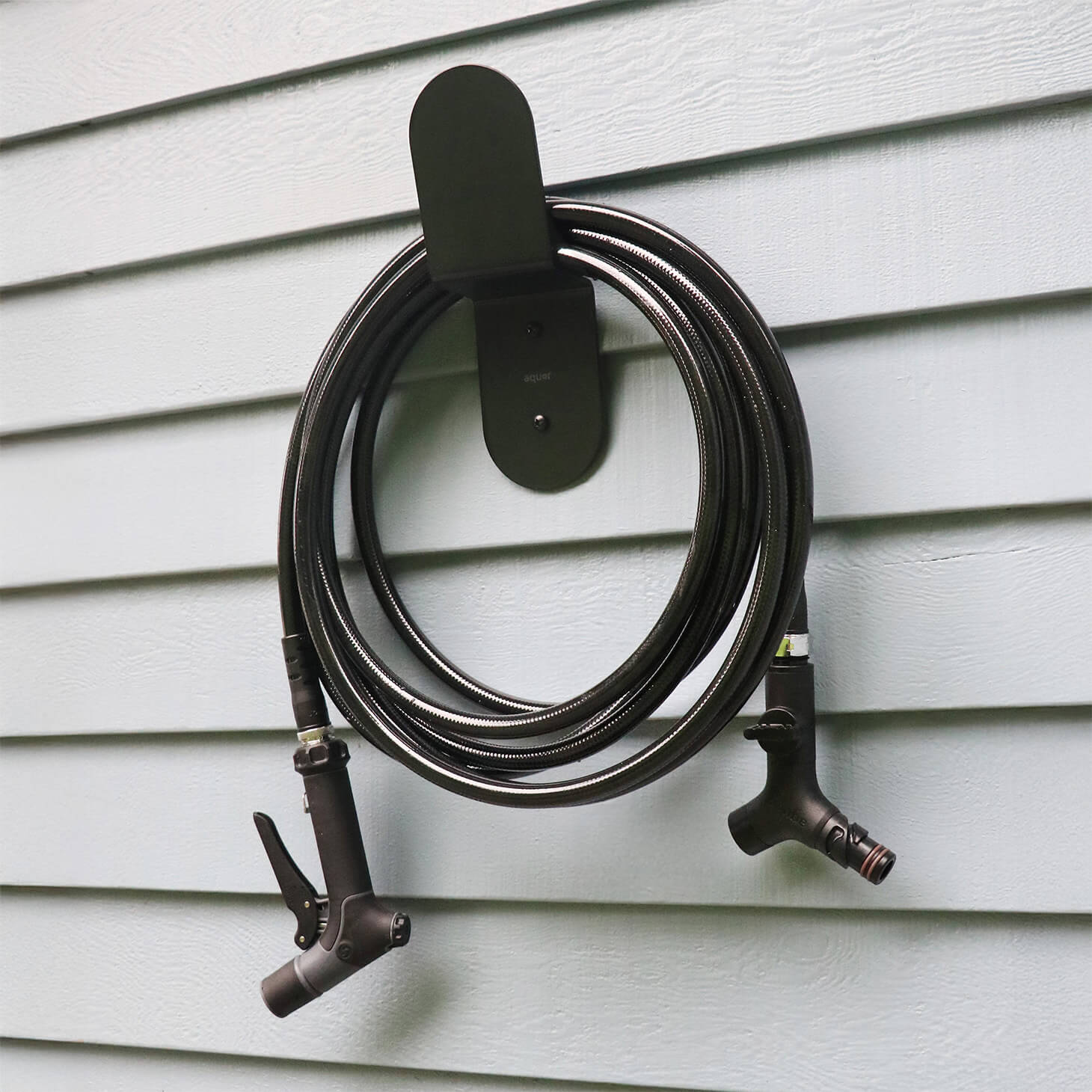 Lot Of 2 Dark Green Garden Hose Hanger – Wall Mount/Spigot Mount – Compatible With Gardena – ABC Material