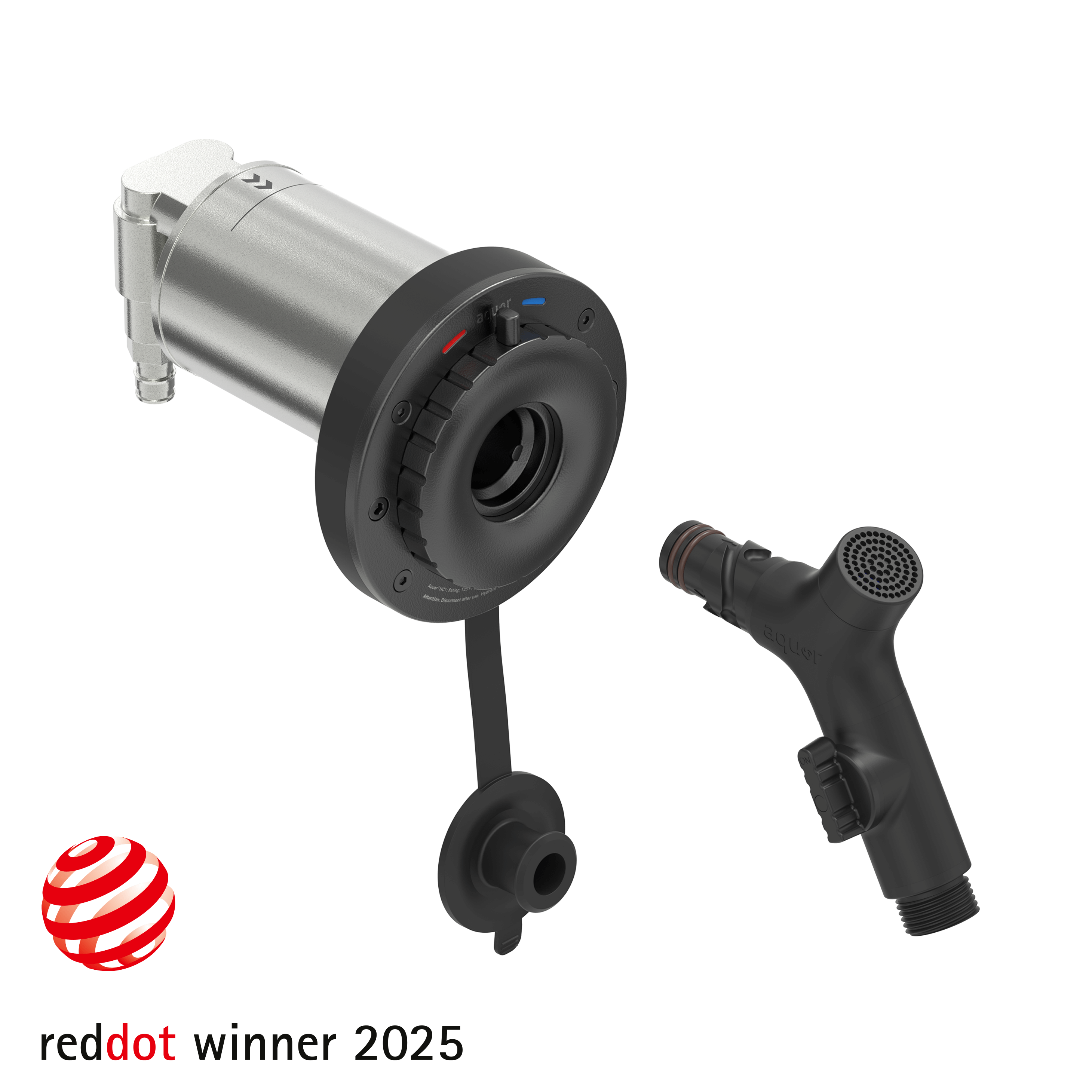Matte Black Stainless Hot+Cold Hydrant | Aquor Water Systems