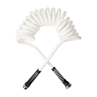 Aquor Coil Hose in White