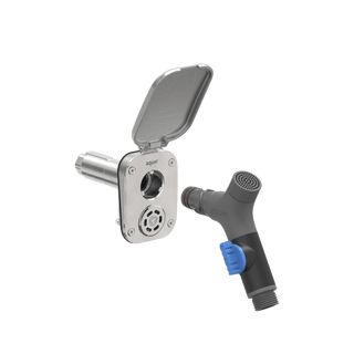 Premium House Hydrant V2+ - Brushed Stainless Steel