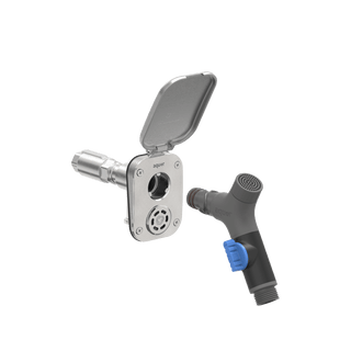 Premium House Hydrant V2+ - Brushed Stainless Steel