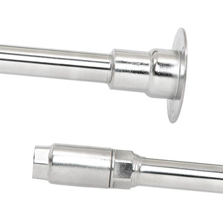 A product shot that shows the front and backend of the aquor hydrant.